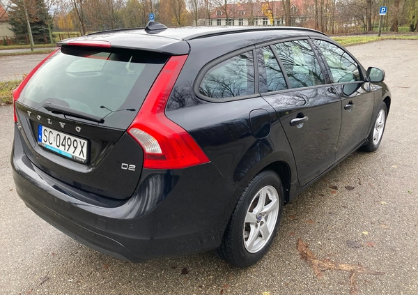 Volvo V60 cena 43900 przebieg: 236277, rok produkcji 2015 z Częstochowa małe 154